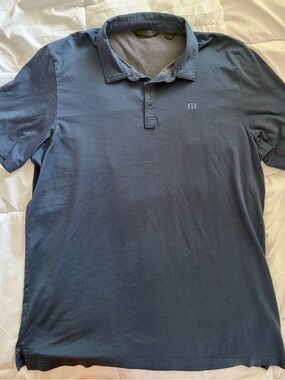 Travis Mathew Dark Navy Short-Sleeve Polo